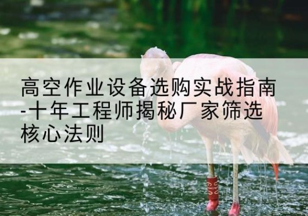 平谷区剪叉式升降机厂家-高空作业设备选购实战指南-十年工程师揭秘厂家筛选核心法则